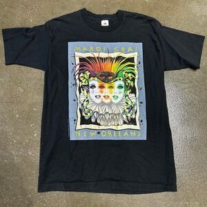 Vintage 1992 Mardi Gras Parade New Orleans Men's Size Medium Graphic Tee